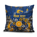 Personalized West Coast Eagles Pillow Cover Aboriginal Dot Painting Graffiti Style
