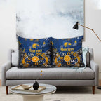 Personalized West Coast Eagles Pillow Cover Aboriginal Dot Painting Graffiti Style