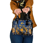 Personalized West Coast Eagles Shoulder Handbag Aboriginal Dot Painting Graffiti Style
