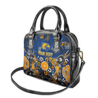 Personalized West Coast Eagles Shoulder Handbag Aboriginal Dot Painting Graffiti Style
