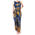 Personalized West Coast Eagles Tank Maxi Dress Aboriginal Dot Painting Graffiti Style