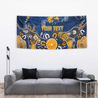 Personalized West Coast Eagles Tapestry Aboriginal Dot Painting Graffiti Style