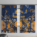 Personalized West Coast Eagles Window Curtain Aboriginal Dot Painting Graffiti Style