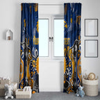 Personalized West Coast Eagles Window Curtain Aboriginal Dot Painting Graffiti Style