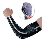 Personalized Carlton Blues Arm Sleeves Modern Geometric Sports Graphic Style