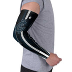 Personalized Carlton Blues Arm Sleeves Modern Geometric Sports Graphic Style