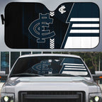 Carlton Blues Auto Sun Shade Modern Geometric Sports Graphic Style