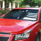 Carlton Blues Auto Sun Shade Modern Geometric Sports Graphic Style