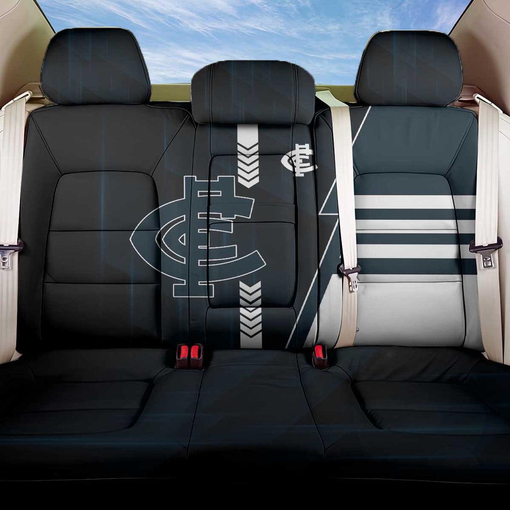 Carlton Blues Back Car Seat Cover Modern Geometric Sports Graphic Style