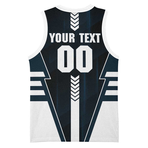 Personalized Carlton Blues Basketball Jersey Modern Geometric Sports Graphic Style