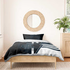 Carlton Blues Bedding Set Modern Geometric Sports Graphic Style