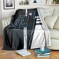 Carlton Blues Blanket Modern Geometric Sports Graphic Style