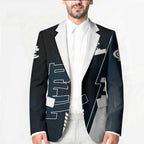 Personalized Carlton Blues Blazer Modern Geometric Sports Graphic Style