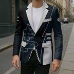Personalized Carlton Blues Blazer Modern Geometric Sports Graphic Style