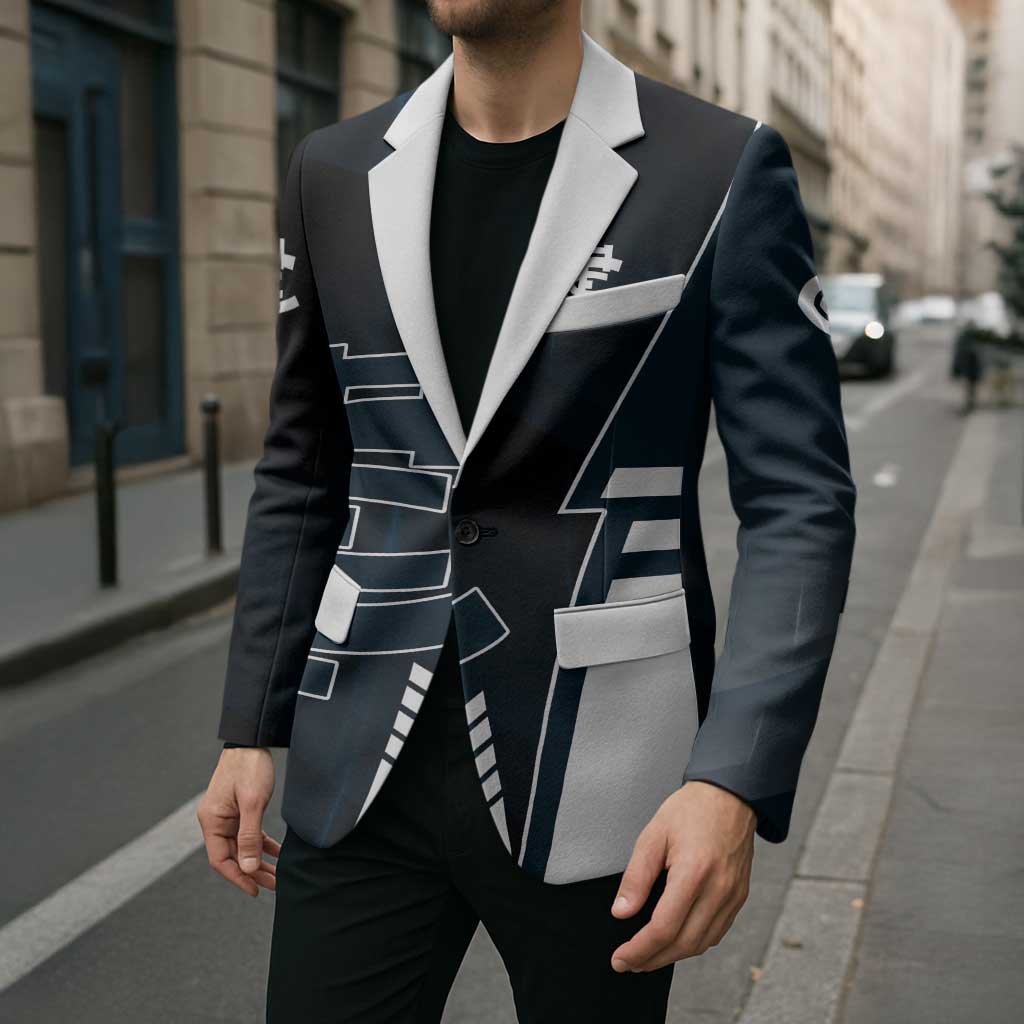 Personalized Carlton Blues Blazer Modern Geometric Sports Graphic Style