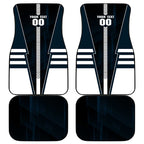 Personalized Carlton Blues Car Mats Modern Geometric Sports Graphic Style