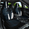 Carlton Blues Car Seat Cover Modern Geometric Sports Graphic Style