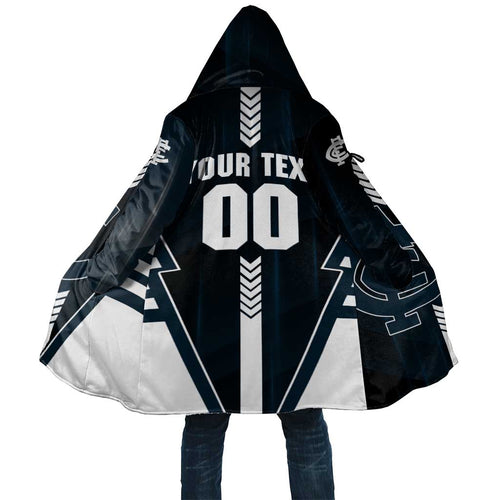 Personalized Carlton Blues Cloak Modern Geometric Sports Graphic Style
