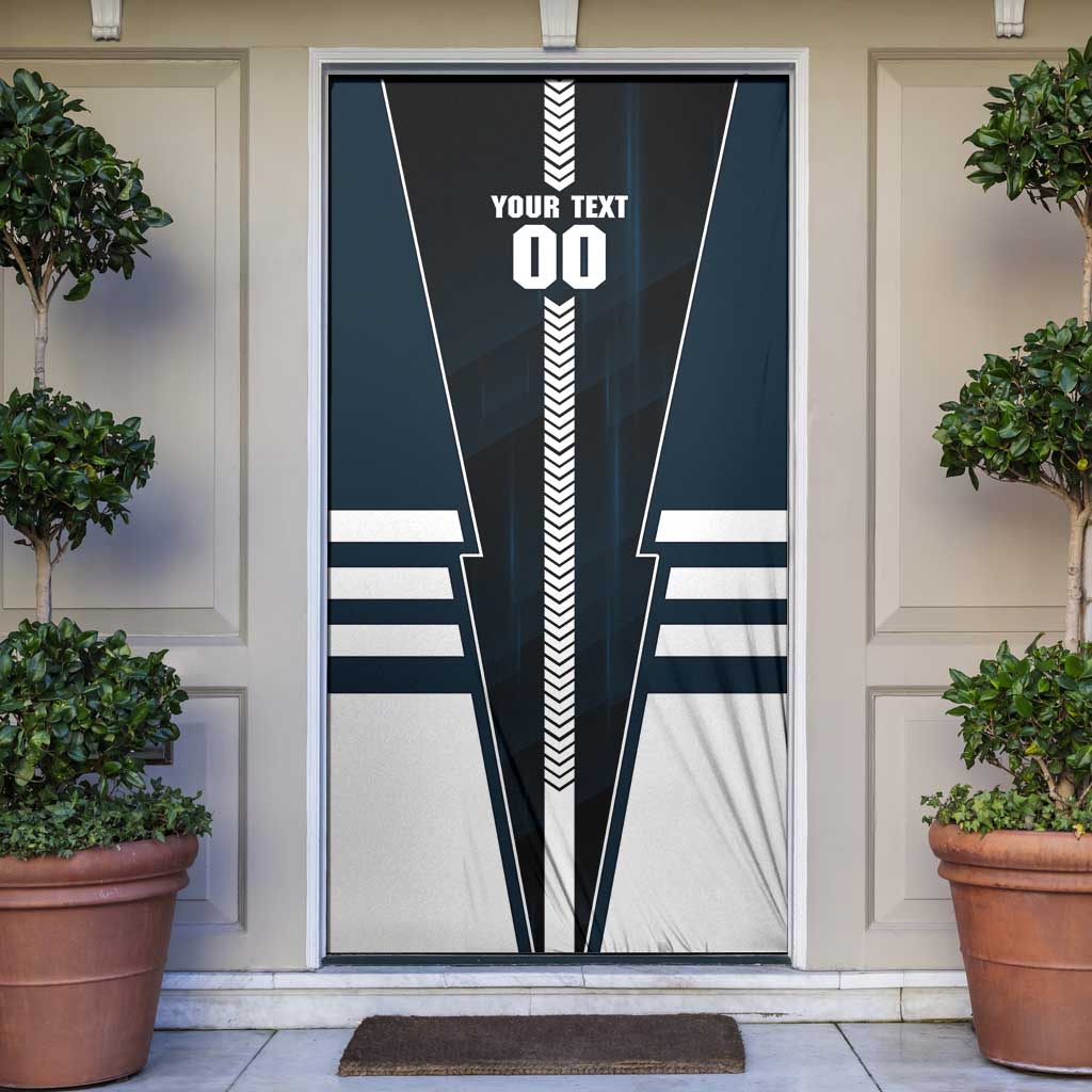 Personalized Carlton Blues Door Cover Modern Geometric Sports Graphic Style