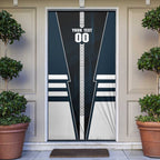 Personalized Carlton Blues Door Cover Modern Geometric Sports Graphic Style