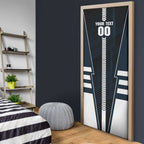 Personalized Carlton Blues Door Cover Modern Geometric Sports Graphic Style