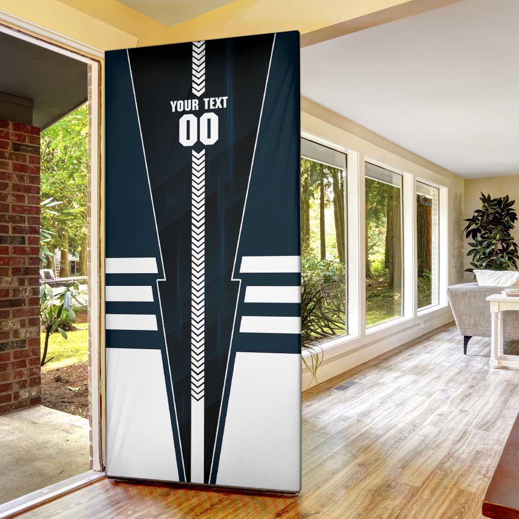 Personalized Carlton Blues Door Cover Modern Geometric Sports Graphic Style