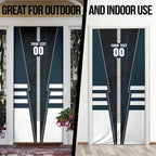Personalized Carlton Blues Door Cover Modern Geometric Sports Graphic Style
