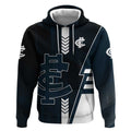 Personalized Carlton Blues Hoodie Modern Geometric Sports Graphic Style