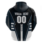 Personalized Carlton Blues Hoodie Modern Geometric Sports Graphic Style
