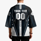 Personalized Carlton Blues Kimono Modern Geometric Sports Graphic Style