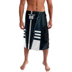 Personalized Carlton Blues Lavalava Modern Geometric Sports Graphic Style