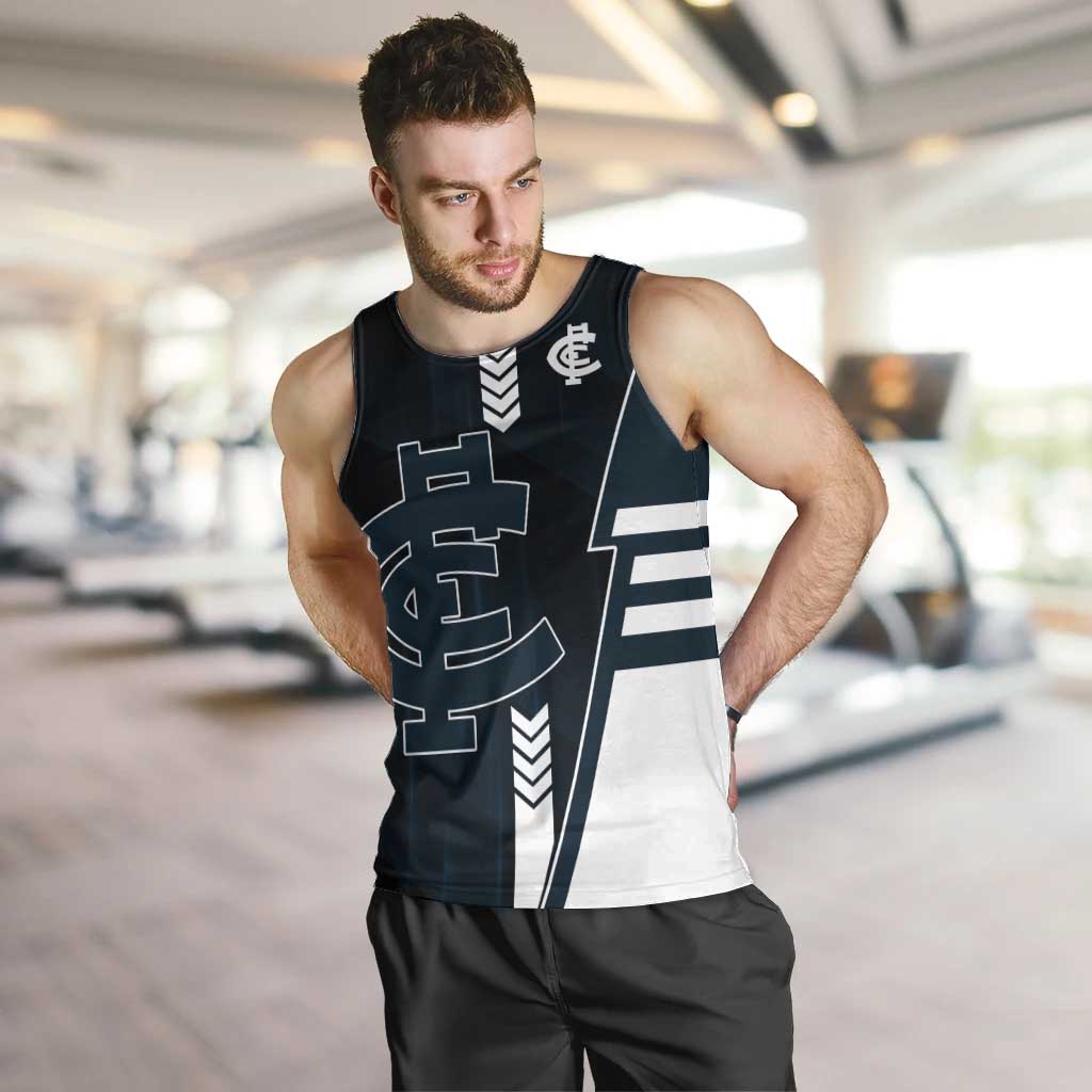 Personalized Carlton Blues Men Tank Top Modern Geometric Sports Graphic Style