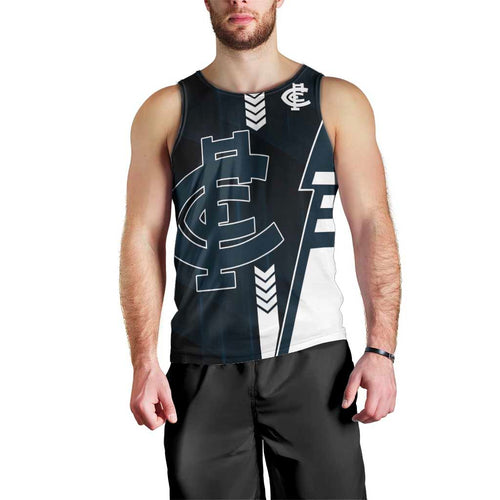 Personalized Carlton Blues Men Tank Top Modern Geometric Sports Graphic Style