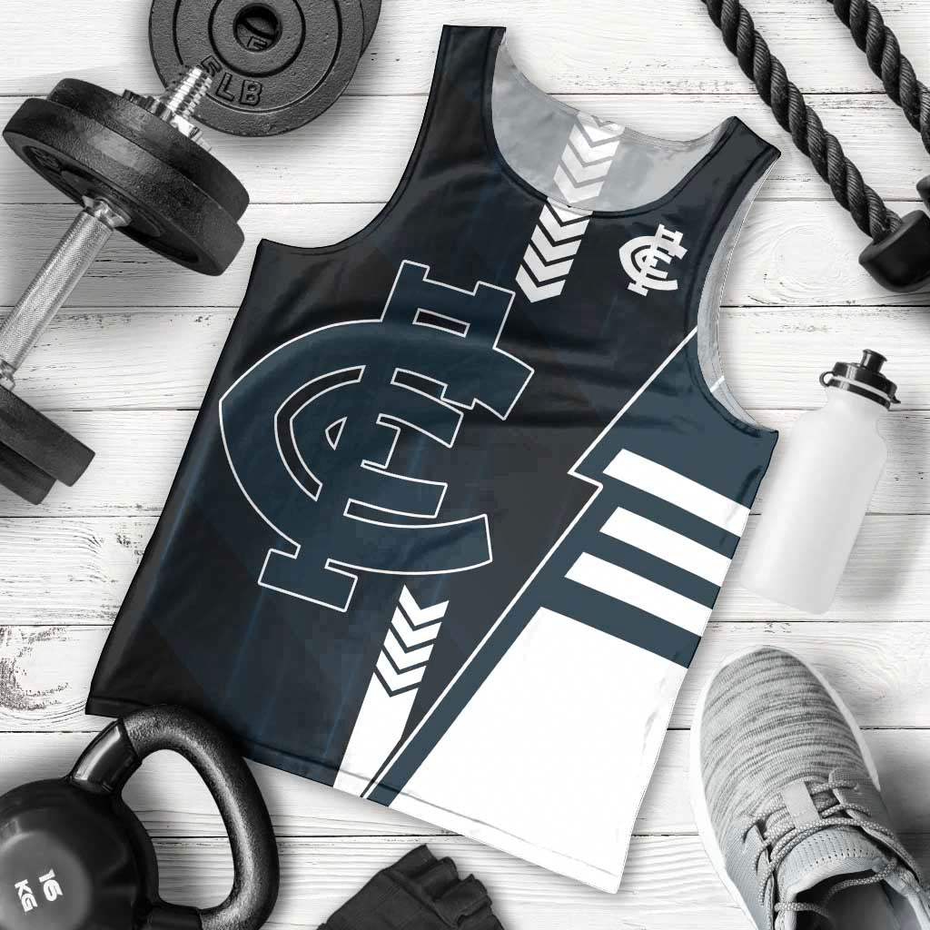 Personalized Carlton Blues Men Tank Top Modern Geometric Sports Graphic Style