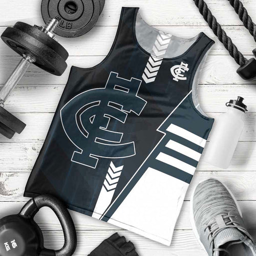 Personalized Carlton Blues Men Tank Top Modern Geometric Sports Graphic Style