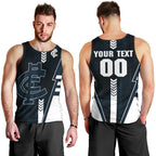 Personalized Carlton Blues Men Tank Top Modern Geometric Sports Graphic Style