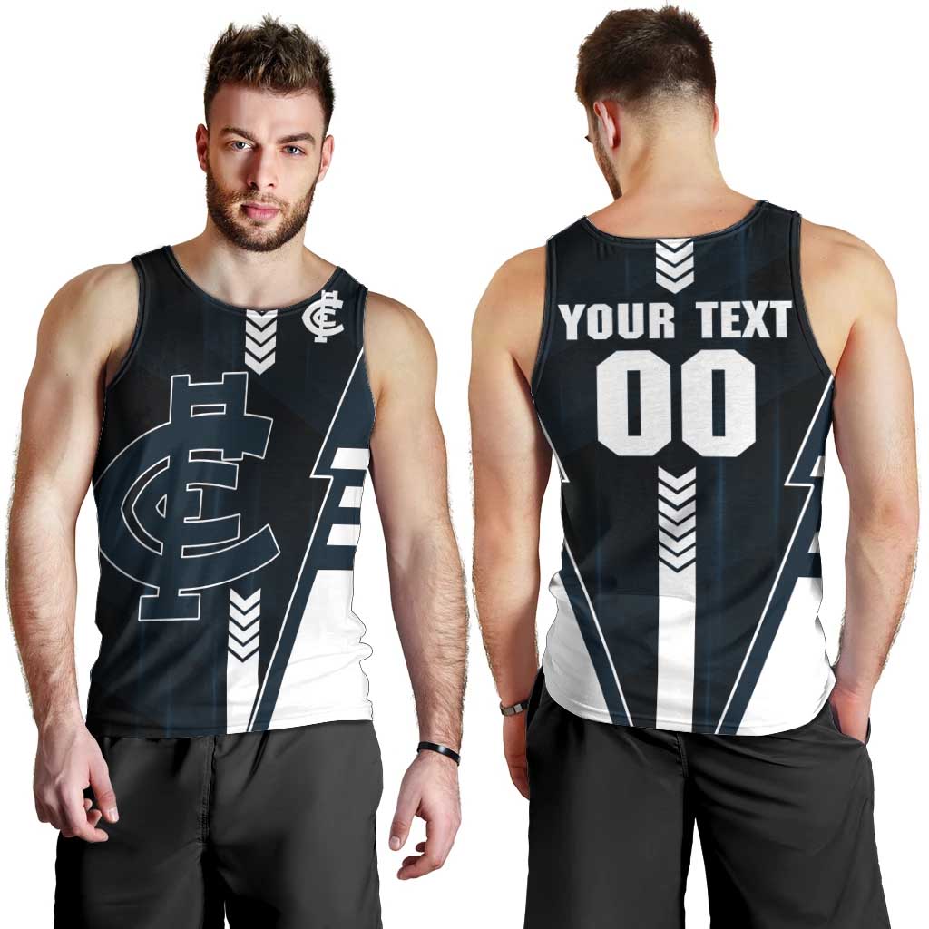 Personalized Carlton Blues Men Tank Top Modern Geometric Sports Graphic Style