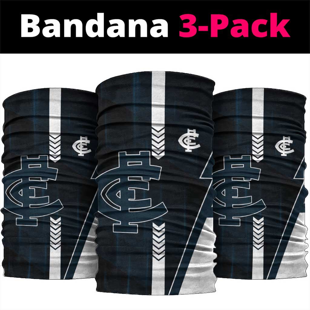 Carlton Blues Neck Gaiter Modern Geometric Sports Graphic Style