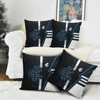 Carlton Blues Pillow Cover Modern Geometric Sports Graphic Style
