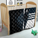 Carlton Blues Quilt Modern Geometric Sports Graphic Style