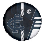 Carlton Blues Spare Tire Cover Modern Geometric Sports Graphic Style