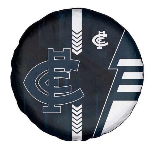 Carlton Blues Spare Tire Cover Modern Geometric Sports Graphic Style