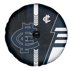 Carlton Blues Spare Tire Cover Modern Geometric Sports Graphic Style