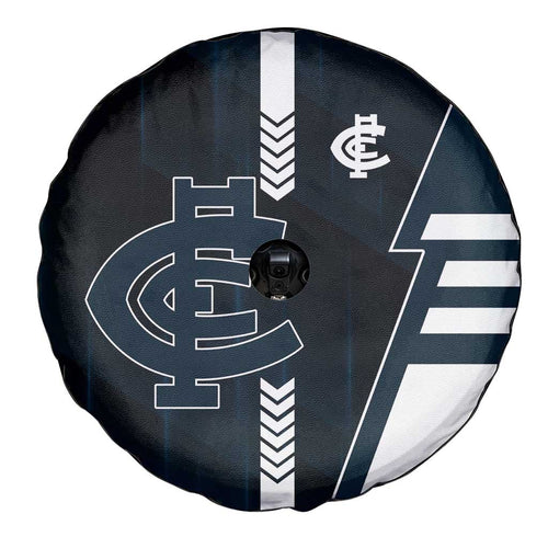Carlton Blues Spare Tire Cover Modern Geometric Sports Graphic Style