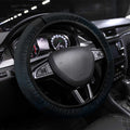 Carlton Blues Steering Wheel Cover Modern Geometric Sports Graphic Style