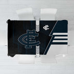 Carlton Blues Tablecloth Modern Geometric Sports Graphic Style