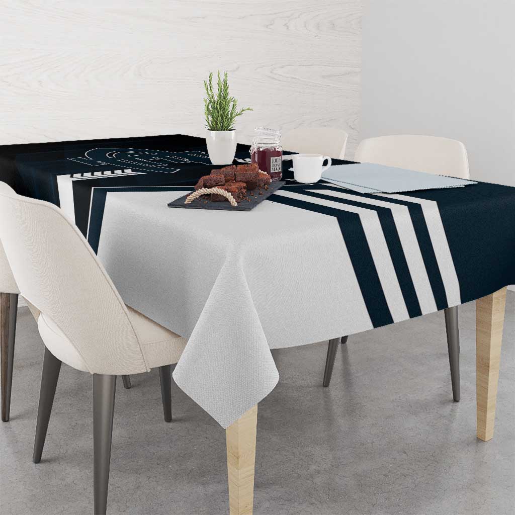 Carlton Blues Tablecloth Modern Geometric Sports Graphic Style