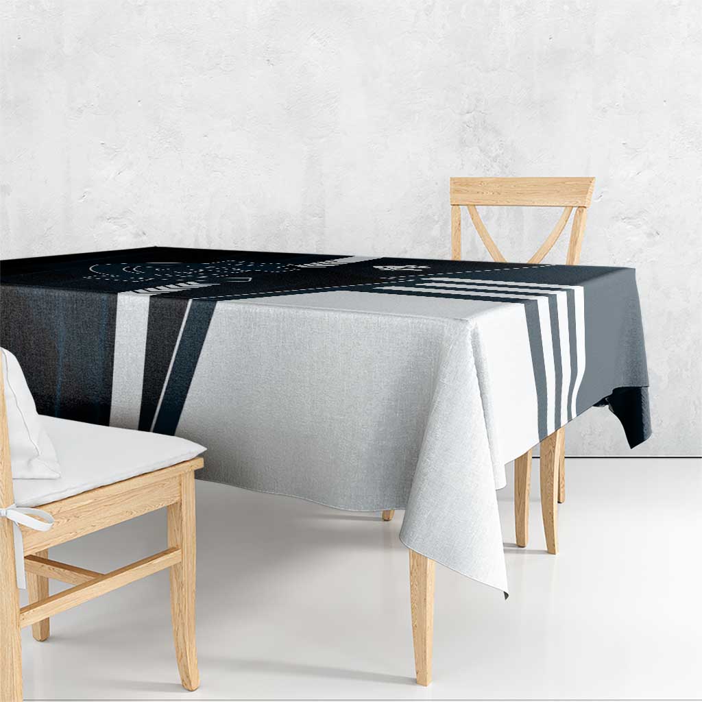 Carlton Blues Tablecloth Modern Geometric Sports Graphic Style
