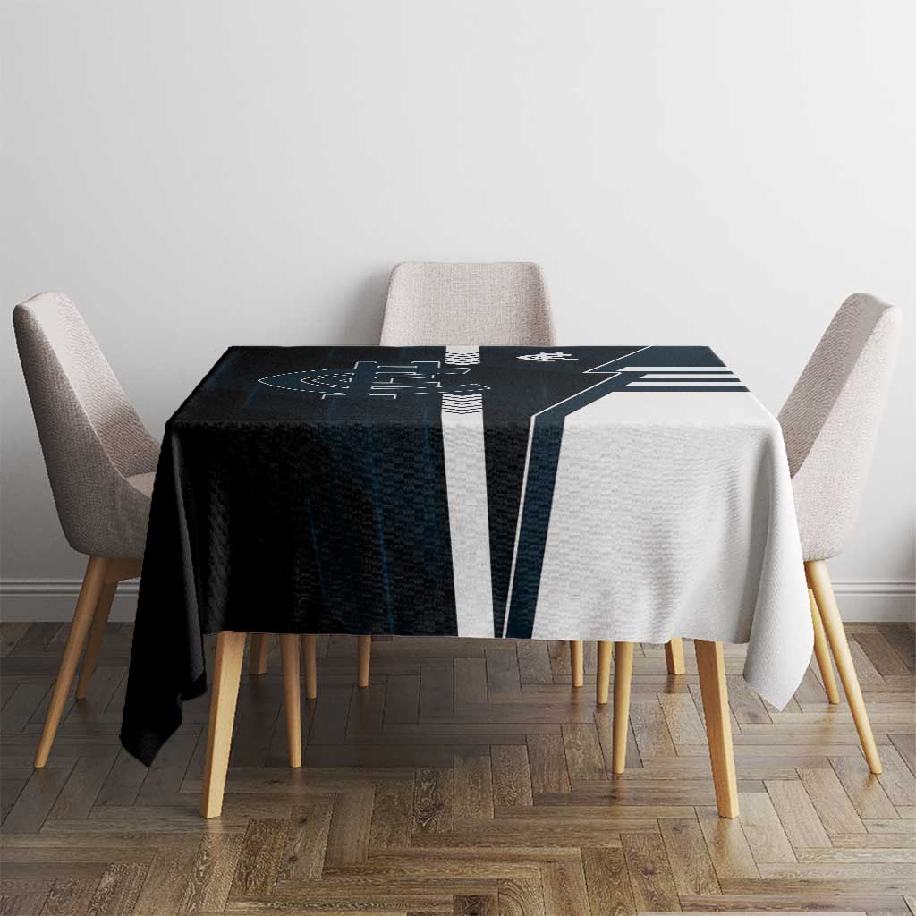 Carlton Blues Tablecloth Modern Geometric Sports Graphic Style