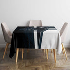 Carlton Blues Tablecloth Modern Geometric Sports Graphic Style